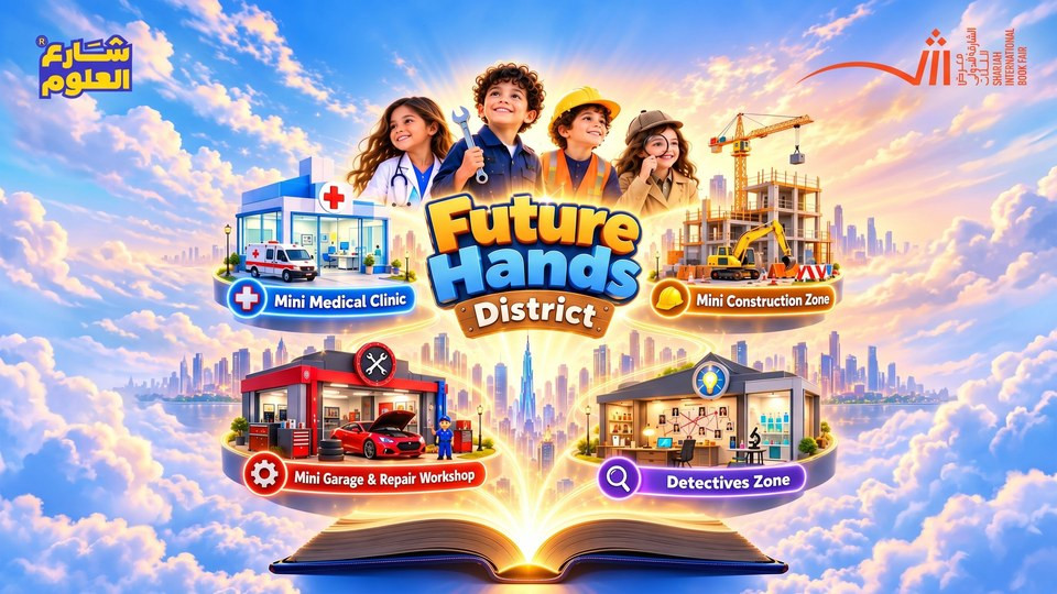 Future hand district in Sharjah Future hand district in Sharjah