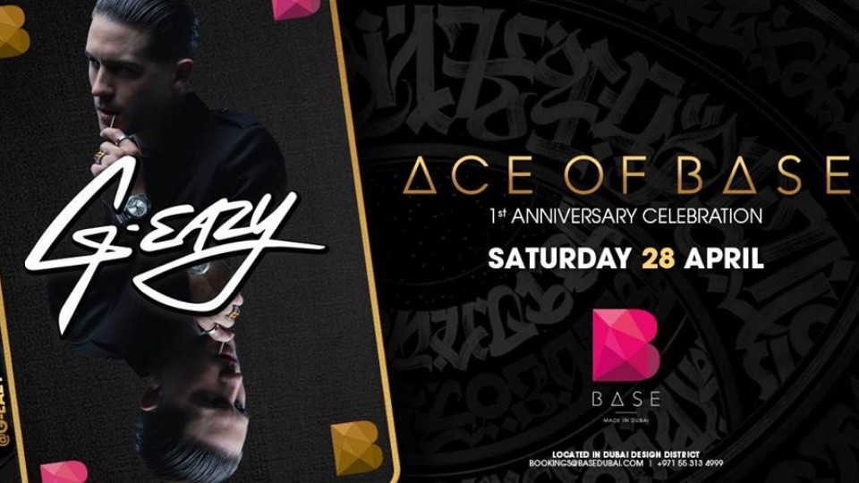 G-Eazy at Base Dubai G-Eazy at Base Dubai