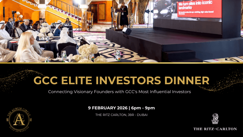 GCC Elite Investors Dinner in Dubai Tickets, 2026 Business Event ...