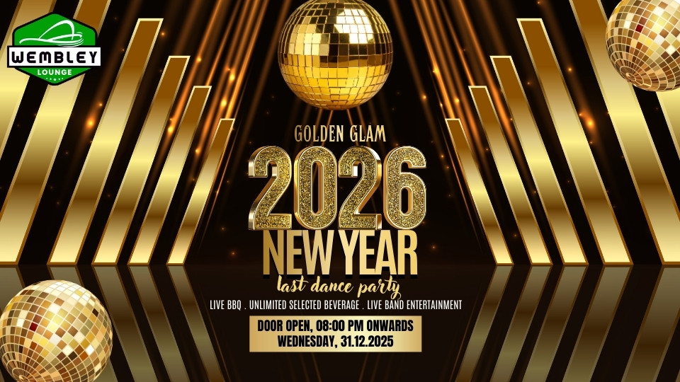 Golden Glam New Year Last Dance Party at Wembley Lounge, Bahrain