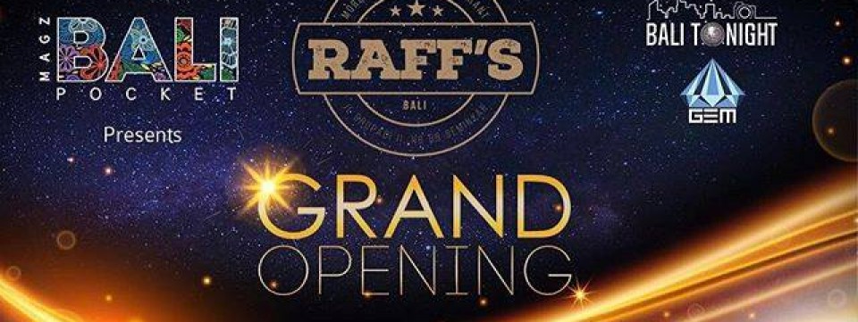 Grand Opening Raffs Restaurant - Free Flow Plaga Sangria