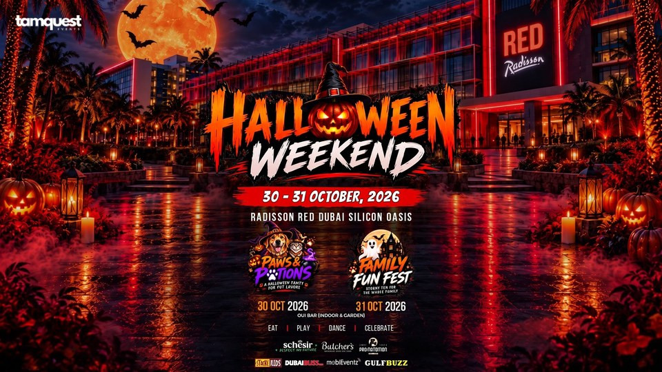 Halloween Weekend в Radisson RED Dubai Silicon Oasis