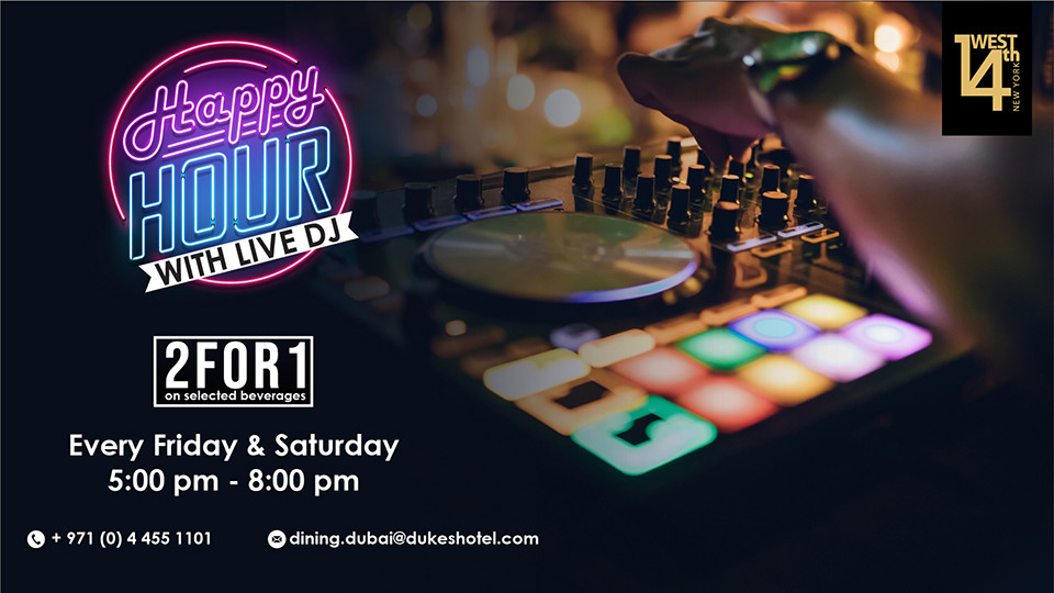 Happy Hour & Live DJ