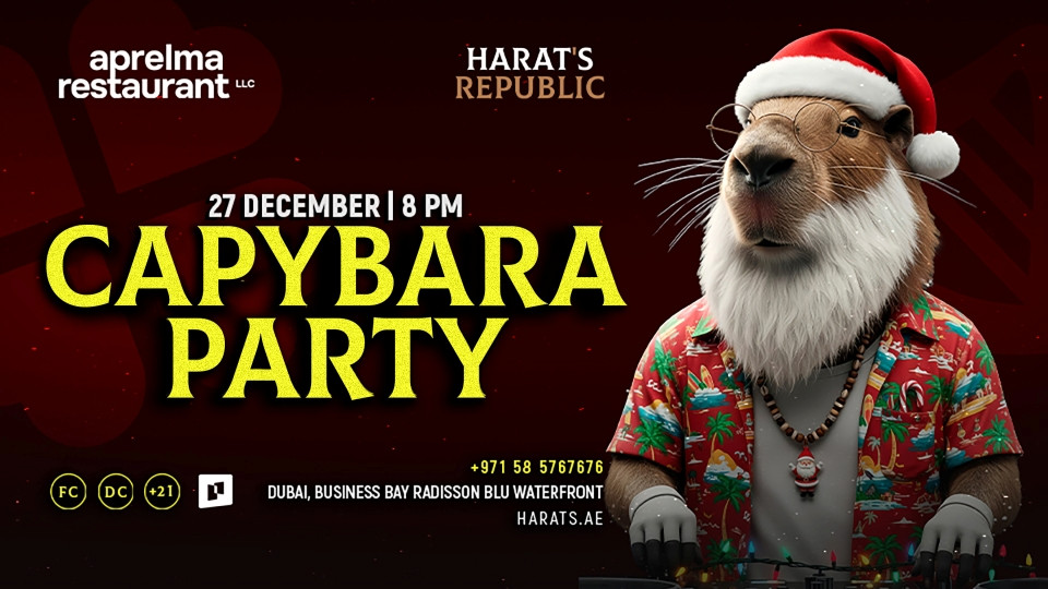 Harat’s Republic представляет CAPYBARA PARTY - Pre-New Year Edition