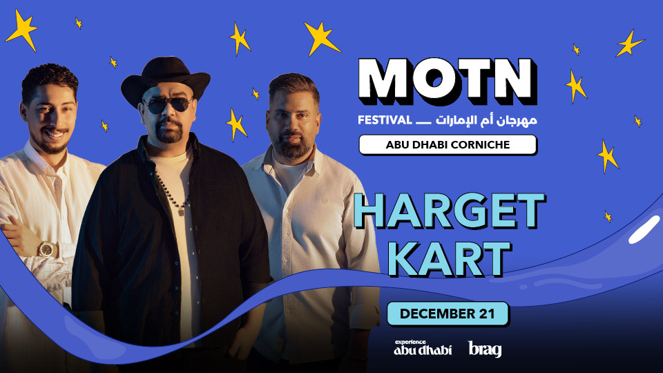 Harget Kart Live on December 21 at MOTN Festival Abu Dhabi 2025 United Arab Emirates