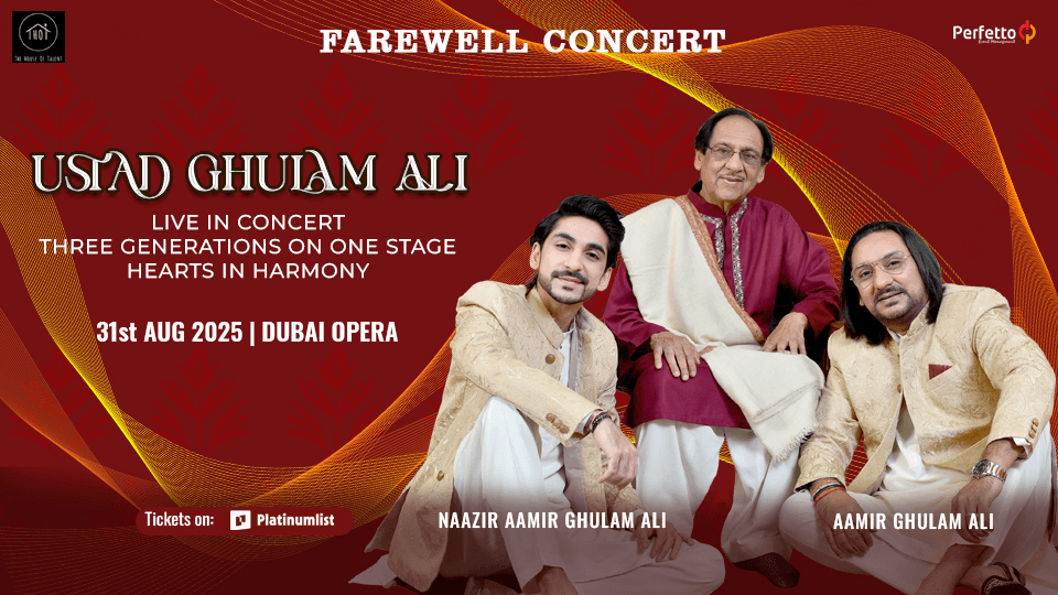 Ustad Ghulam Ali - Farewell Concert : Hearts in Harmony at Dubai Opera