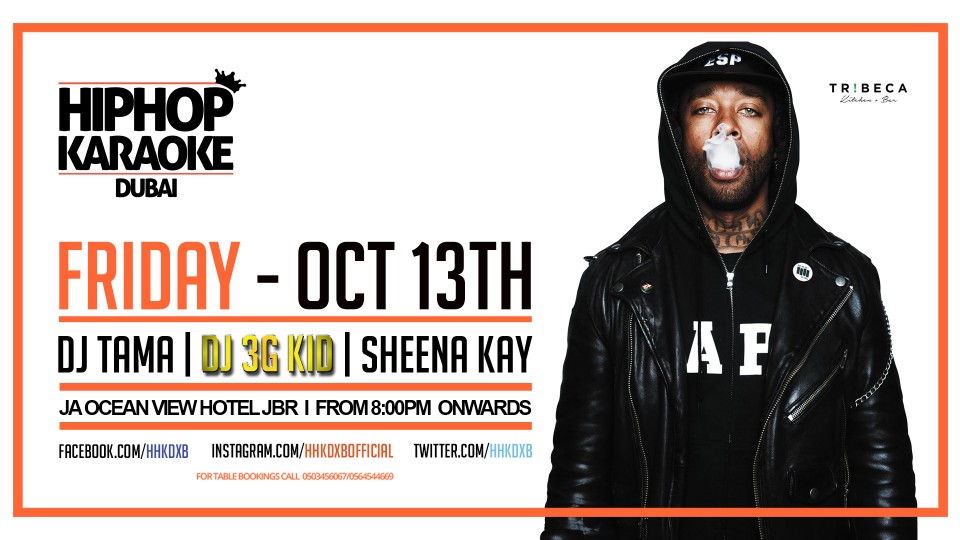 Hip Hop Karaoke Dubai - Friday October 13th Hip Hop Karaoke Dubai - Friday October 13th