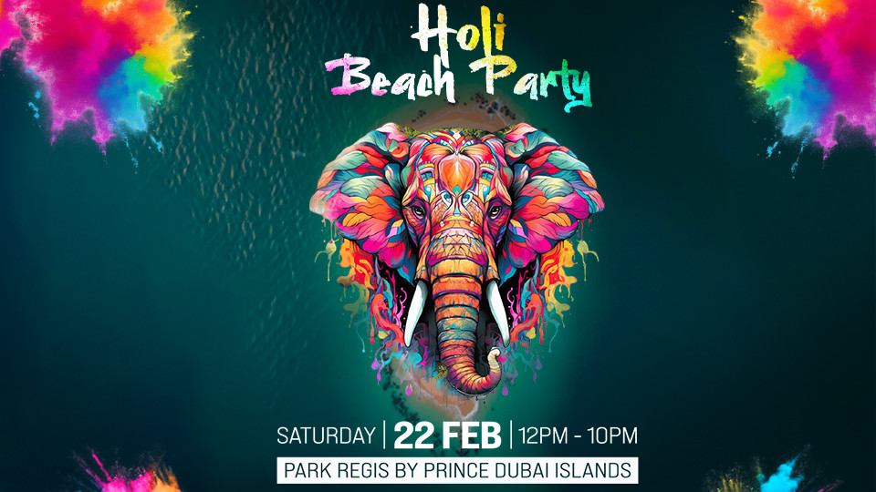 Holi Beach Party 2025 – Dubai’s Most Colorful Celebration!