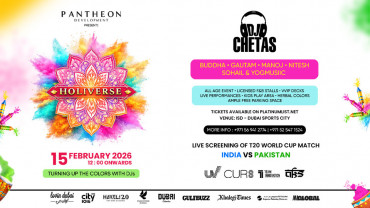 Holiverse 2026 Ft. DJ Chetas & India vs Pak Live Screening