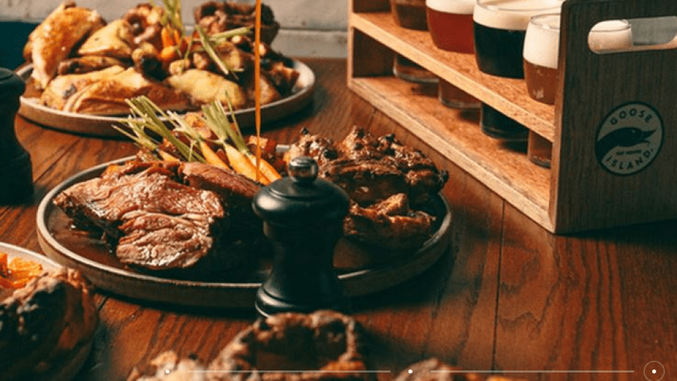 Homemade Roast & Happy Hour | Saturdays 12-6pm | Goose island Tap House