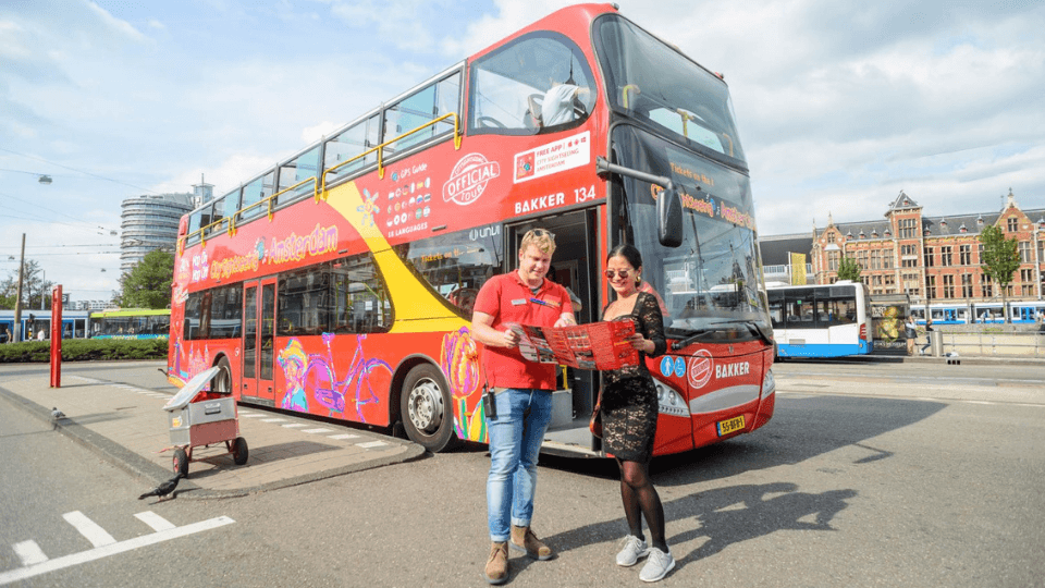 Hop-On Hop-Off Amsterdam Bus - 24 Hours Hop-On Hop-Off Amsterdam Bus - 24 Hours