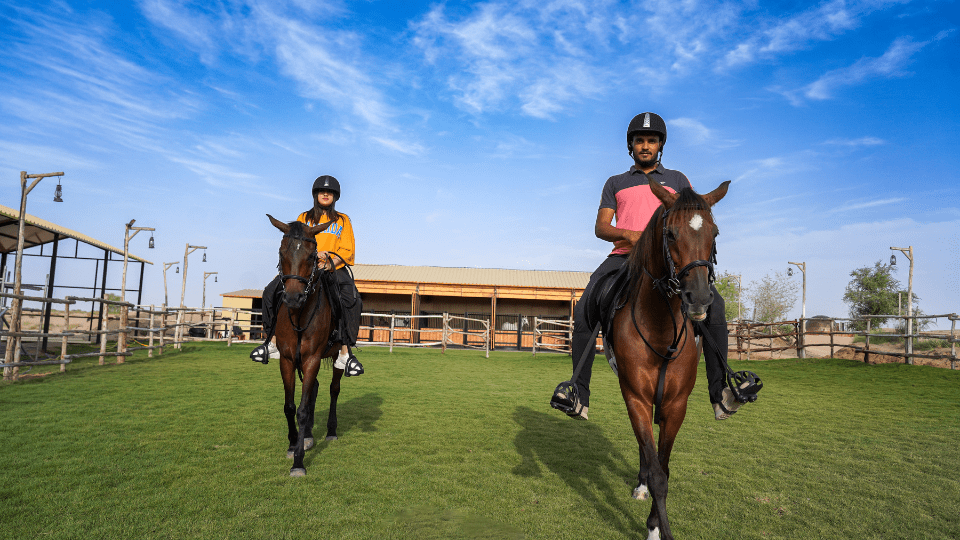 Horse Riding at Al Marmoom Oasis With Transfer