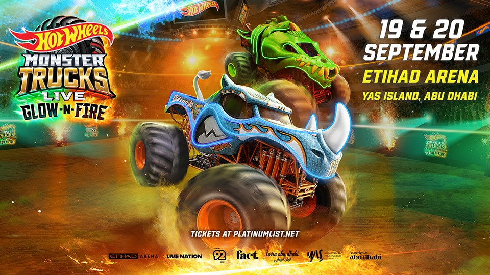 Hot Wheels Monster Trucks Live™: Glow-N-Fire in Abu Dhabi