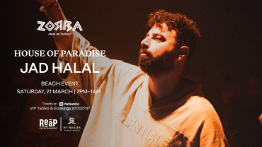 House Of Paradise Present DJ Jad Halal at Zorba Greek Restaurant