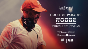 House Of Paradise Present DJ Rodge at La Sirena Beach Lounge