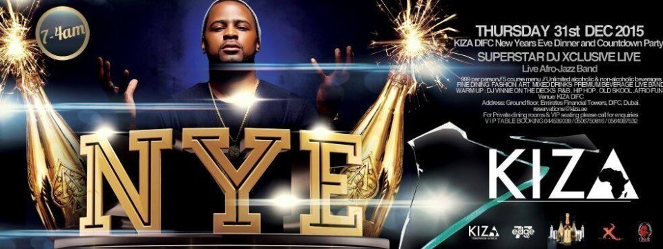 KIZA DIFC New years eve dinner and countdown party KIZA DIFC New years eve dinner and countdown party