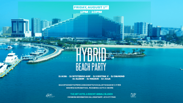 Hybrid Pool & Beach Party at The Art Hotel & Resort