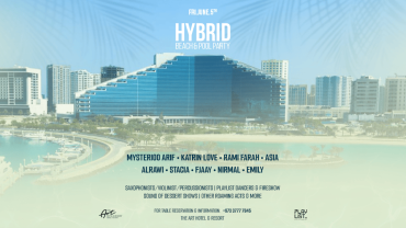 Hybrid Pool & Beach Party at The Art Hotel & Resort Amwaj Islands Hybrid Pool & Beach Party at The Art Hotel & Resort Amwaj Islands
