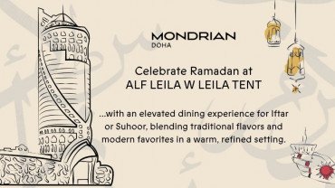 Iftar & Suhoor at Mondrian Doha Alf W Leila Tent