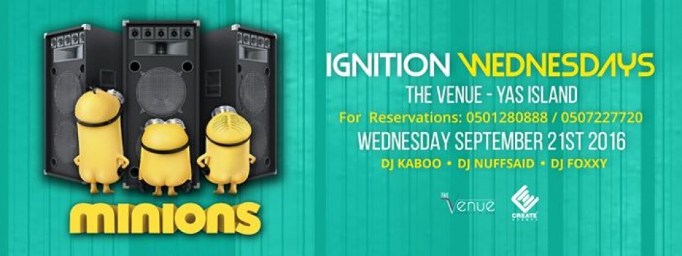Ignition Wednesdays Minions Night at The Venue