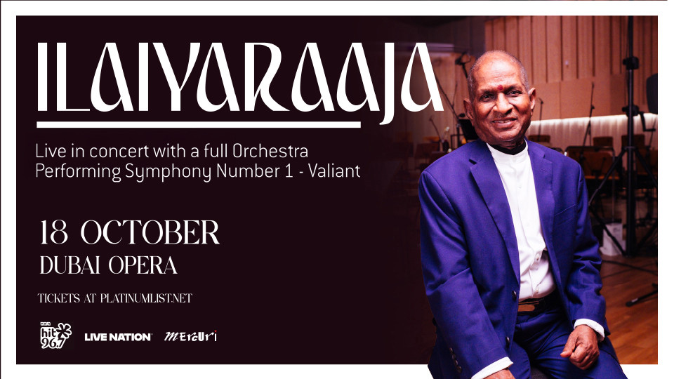 Ilaiyaraaja in Dubai tickets, 2025 Live Concert - Platinumlist.net
