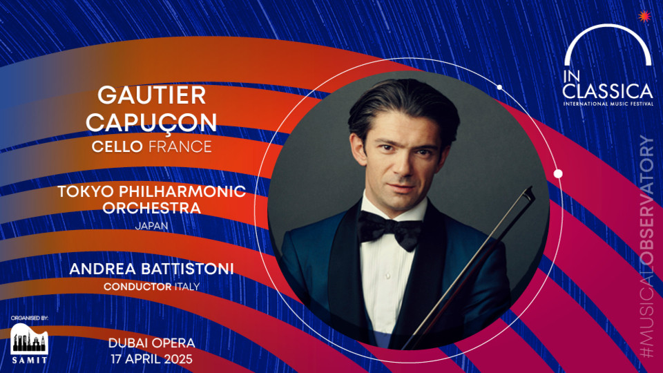 Gautier Capuçon 2025 United Arab Emirates - Aticket | Buy tickets