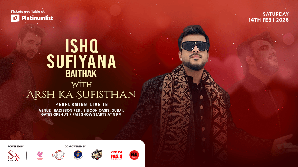 Ishq Sufiyana Baithak Live Concert in Dubai 2026 United Arab Emirates