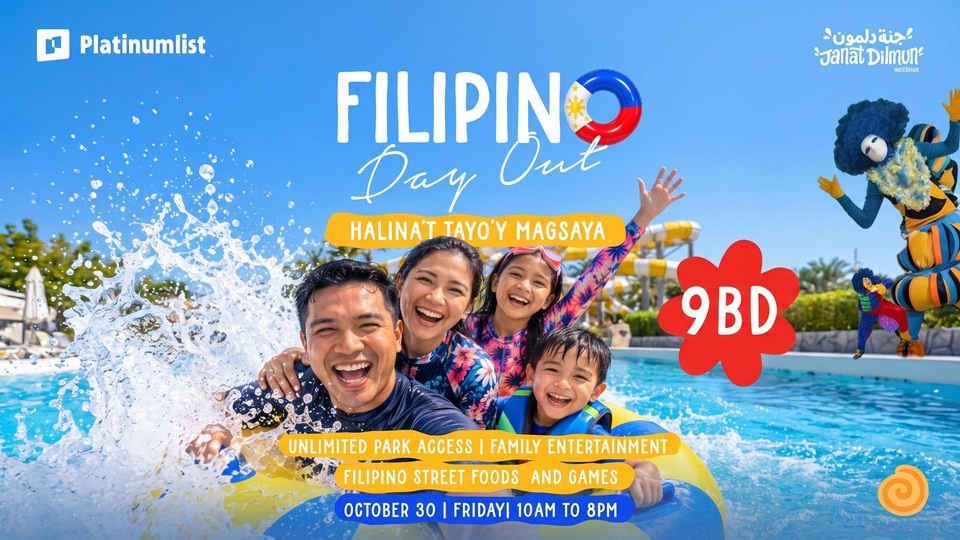Janat Dilmun – Filipino Day Special Offer | 30 October Janat Dilmun – Filipino Day Special Offer | 30 October