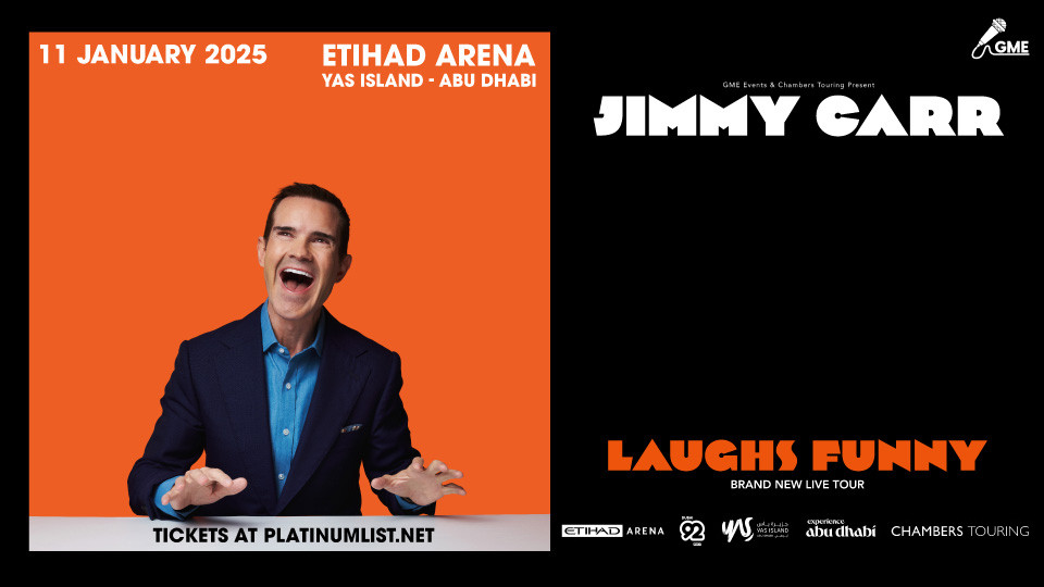 عرض جيمي كار: لافز فاني في الاتحاد أرينا، أبوظبي
