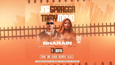 JNR Spragga Alongside Tamy Moyo at Favela by Elchapo, Bahrain JNR Spragga Alongside Tamy Moyo at Favela by Elchapo, Bahrain