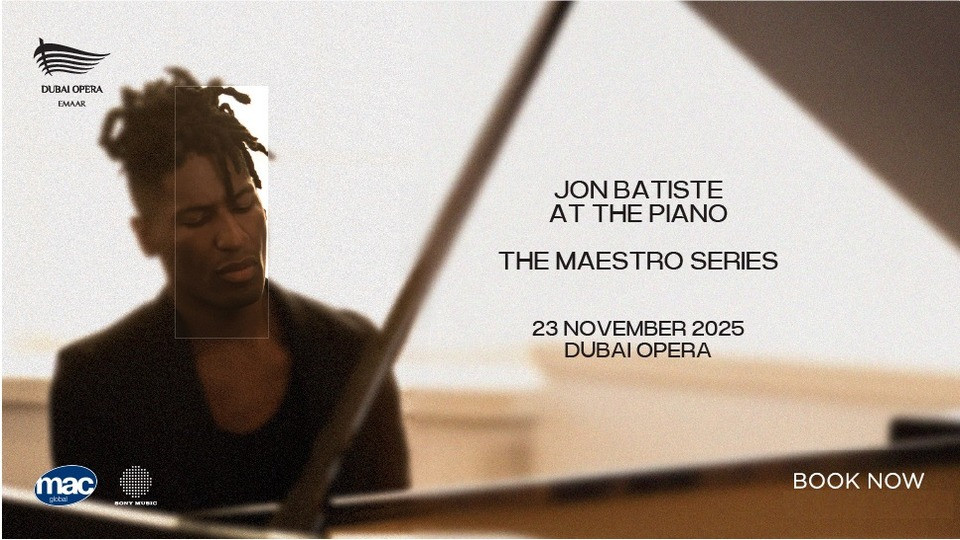 Jon Batiste at Dubai Opera in Dubai 2025 United Arab Emirates