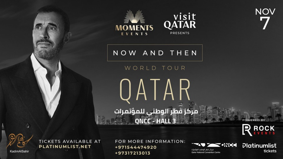 Kadim Al Sahir at QNCC hall 3, Doha