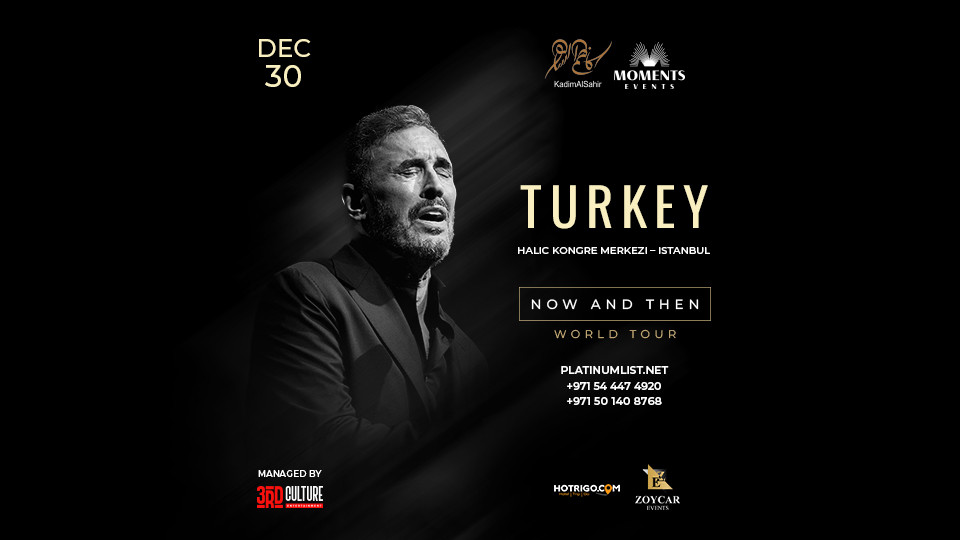 Kadim Al Sahir Live at Haliç Congress Center in Istanbul