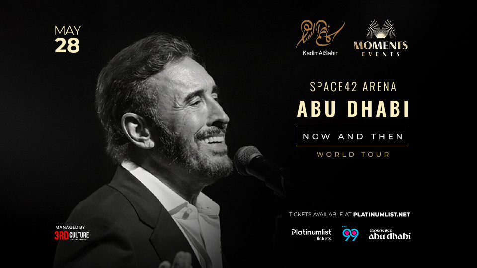 Kadim Al Sahir Live at Space42 Arena in Abu Dhabi
