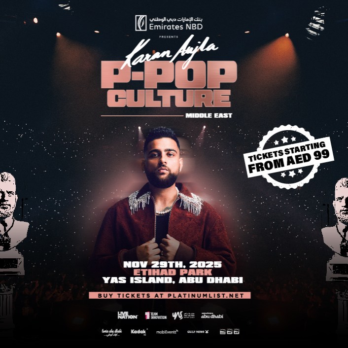 Karan Aujla P-Pop Culture Tour Live in Abu Dhabi Tickets, Live Concert - Platinumlist.net