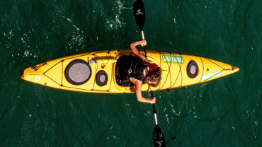 Kayaking at the sea at Old Mina Port - Qool Qatar