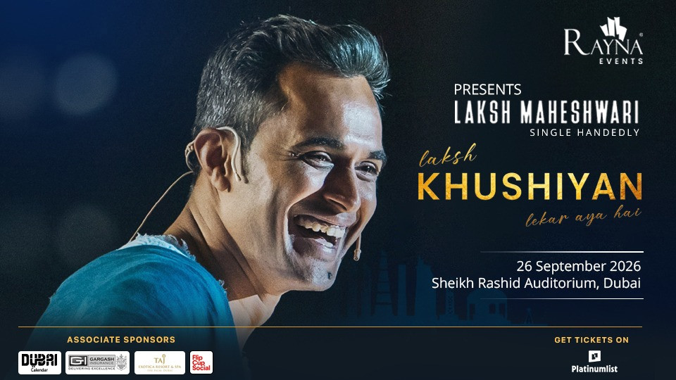 KHUSHIYAN: A Live Storytelling Experience Featuring Laksh Maheshwari in Dubai