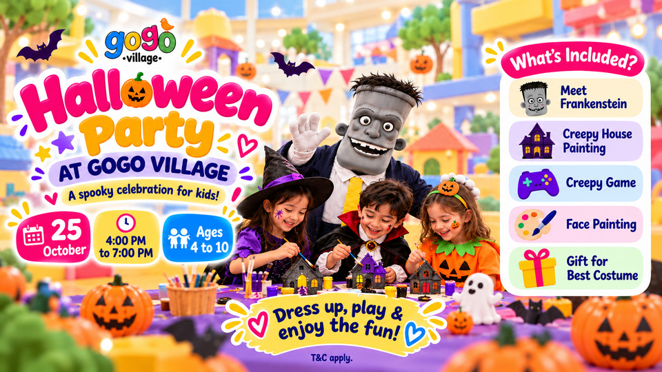 Kids Halloween Party at Gogo Village