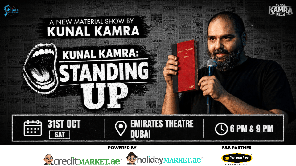 Kunal Kamra en live à Dubaï