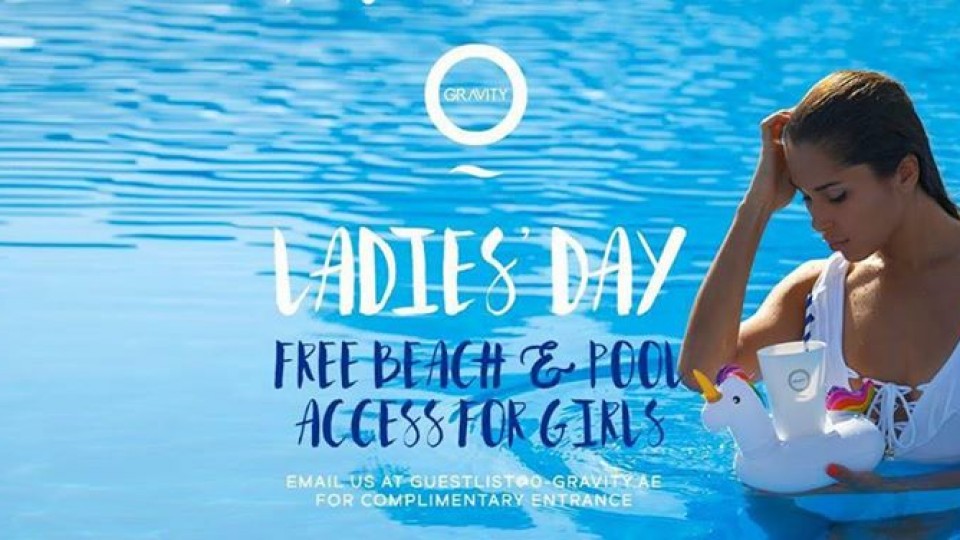 Ladies' Day - Free pool & beach access! Ladies' Day - Free pool & beach access!