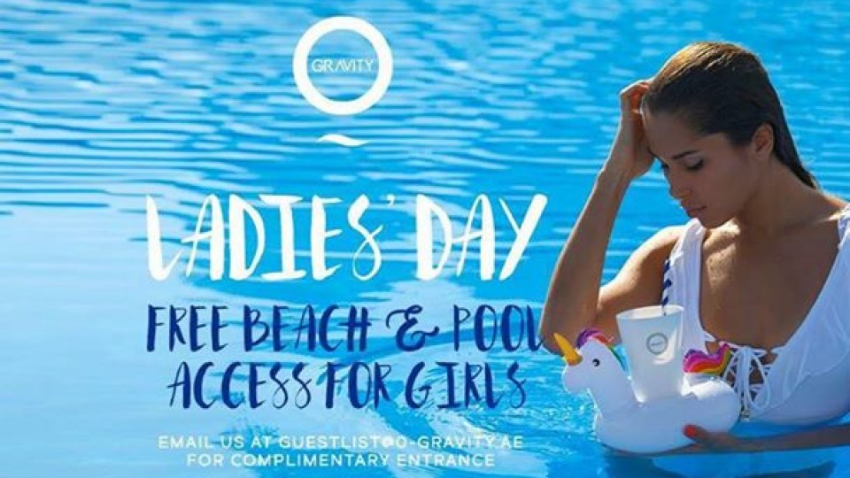 Ladies' Day - Free pool & beach access! Ladies' Day - Free pool & beach access!
