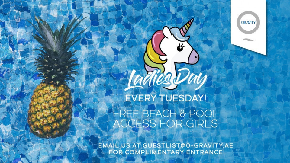Ladies' Day - Free Pool & Beach Access!