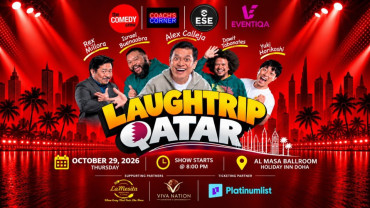 Laughtrip in Qatar with Alex Calleja and Comedy Crew