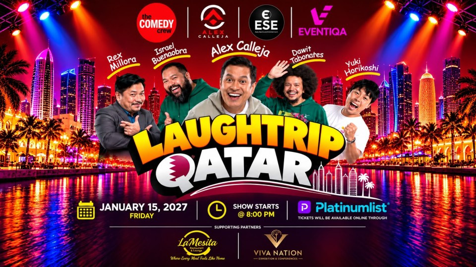 Laughtrip in Qatar with Alex Calleja and Comedy Crew