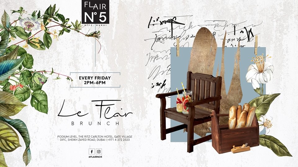 Le Flair Brunch - Every Friday in DIFC Le Flair Brunch - Every Friday in DIFC