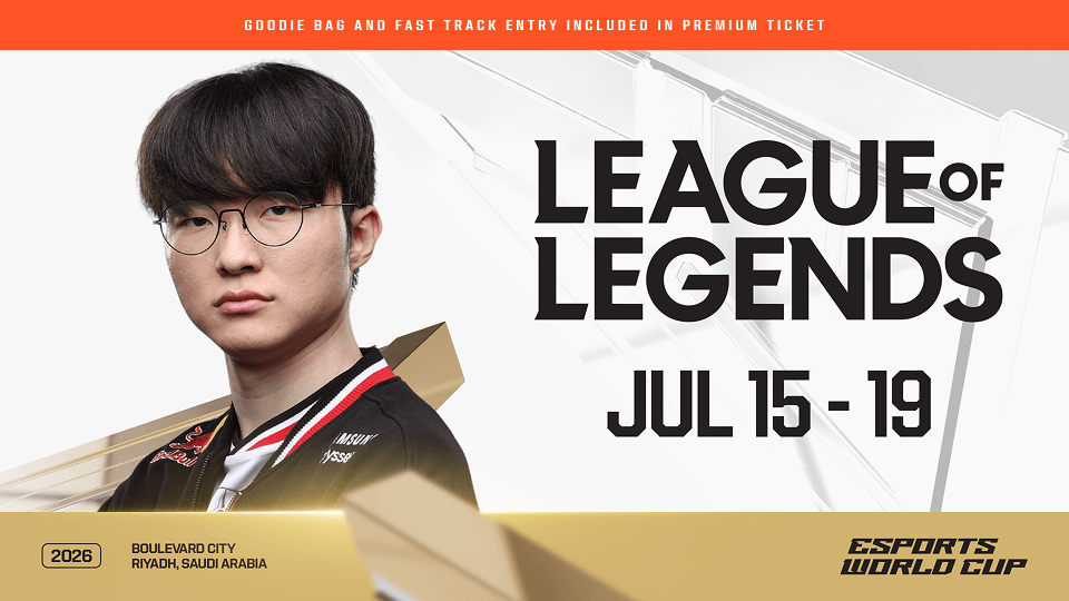 League of Legends at EWC 26 in Riyadh