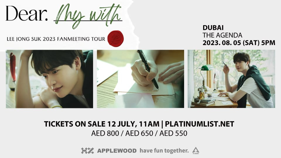 Lee Jong Suk Fanmeeting Tour at The Agenda, Dubai