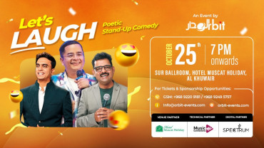 Let’s Laugh – Poetic Stand-up Comedy in Muscat Let’s Laugh – Poetic Stand-up Comedy in Muscat