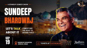 Let’s Talk About It by Sundeep Bhardwaj live in Muscat Let’s Talk About It by Sundeep Bhardwaj live in Muscat