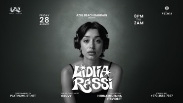 Lidiia Rassi Live at Azul Beach, Bahrain